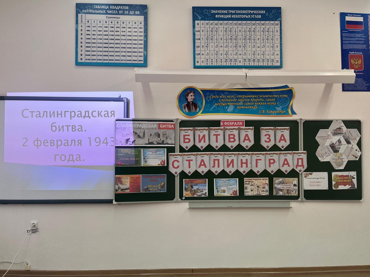 6 февраля для учащихся нашей школы был проведен Урок мужества, посвященный  «Битве за Сталинград »..